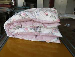 布団丸洗い,作業工程画像1